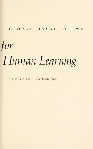 Cover image for Human teaching for human learning
