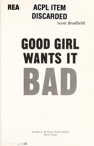 Cover image for Good girl wants it bad