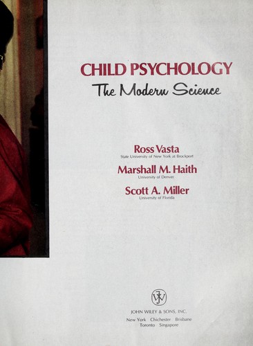 Cover image for Child psychology