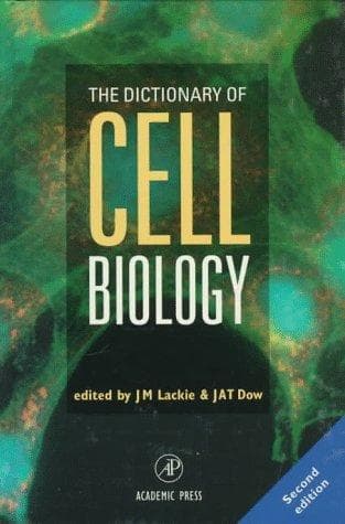 Cover image for The Dictionary of Cell Biology