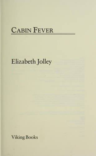 Cover image for Cabin fever