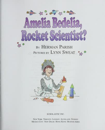 Cover image for Amelia bedelia, rocket scientist?