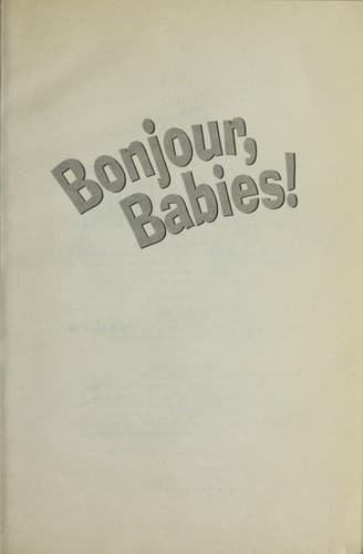 Cover image for Bonjour, babies!