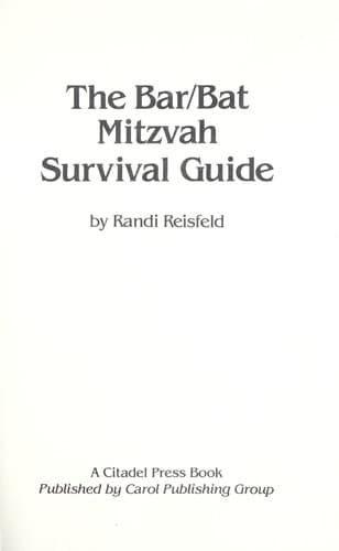 Cover image for The bar/bat mitzvah survival guide