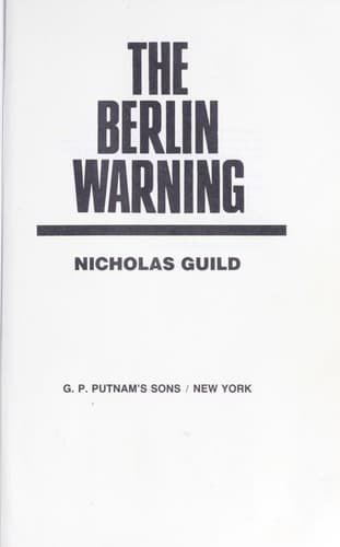 Cover image for The Berlin warning