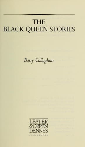 Cover image for The black queen stories