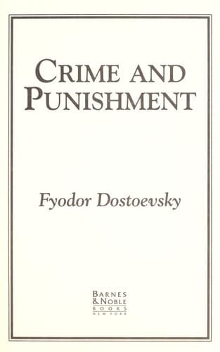 Cover image for Crime and Punishment (Barnes and Noble Classics)
