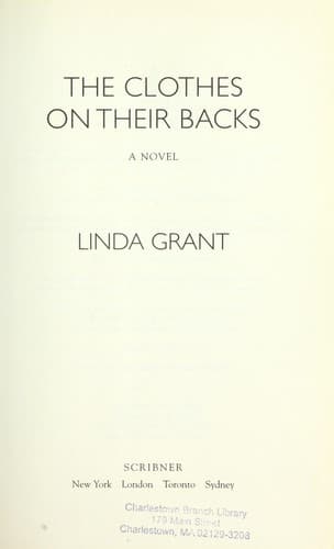 Cover image for The clothes on their backs