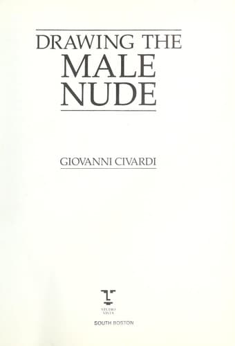 Cover image for Drawing the male nude