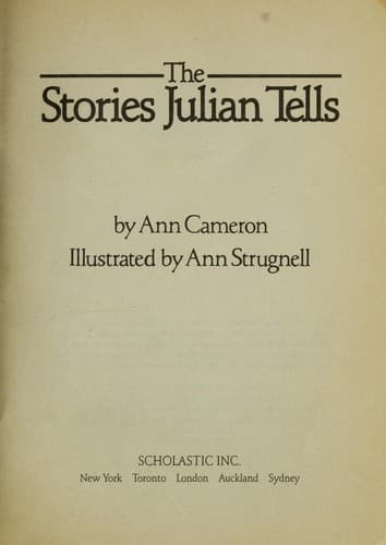 Cover image for The stories Julian tells