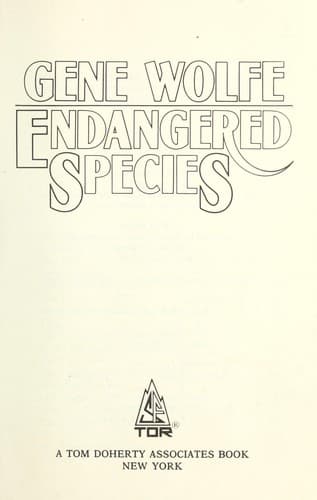 Cover image for Endangered species