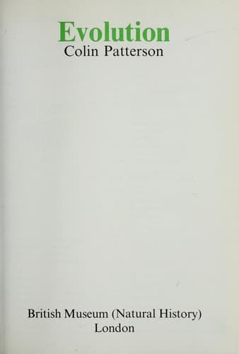 Cover image for Evolution