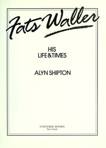 Cover image for Fats Waller