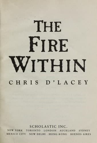 Cover image for The fire within
