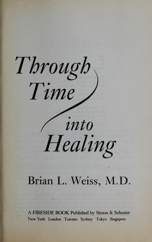 Cover image for Through time into healing