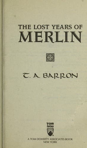 Cover image for The lost years of Merlin