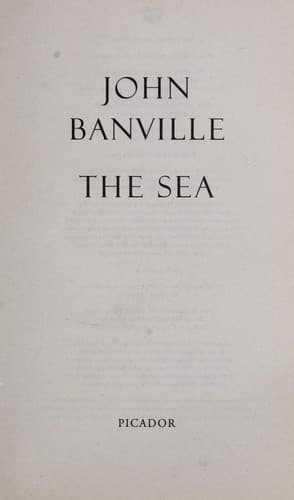 Cover image for The sea