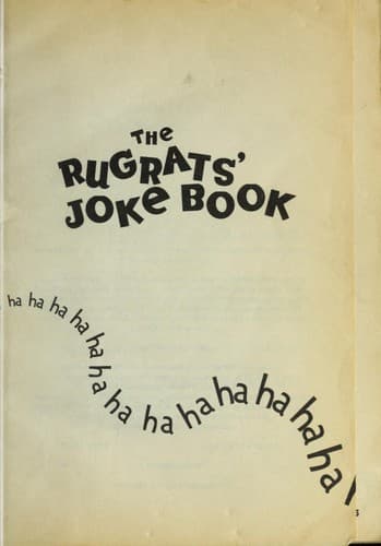 Cover image for The Rugrats' joke book