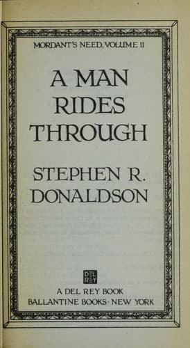 Cover image for A man rides through