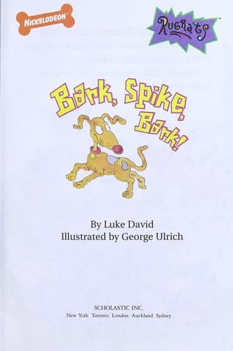 Cover image for Bark, Spike, bark!
