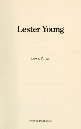 Cover image for Lester Young