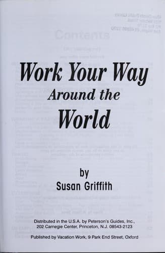 Cover image for Work your way around the world