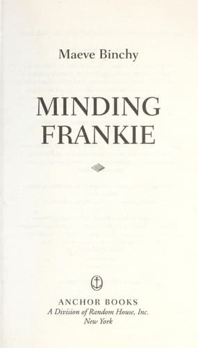 Cover image for Minding Frankie