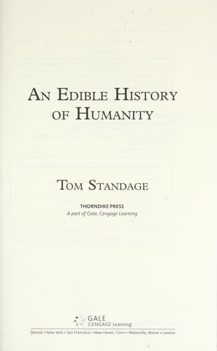 Cover image for An edible history of humanity