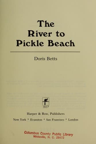 Cover image for The river to Pickle Beach.