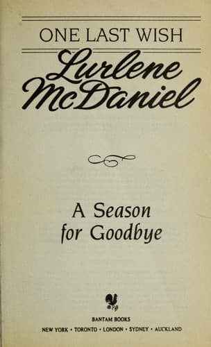 Cover image for Season for Goodbye (One Last Wish)