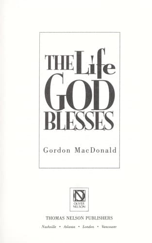 Cover image for The life God blesses