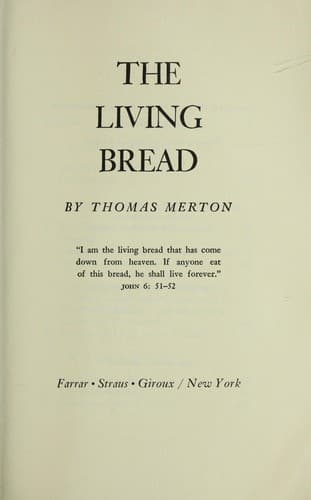 Cover image for The Living Bread