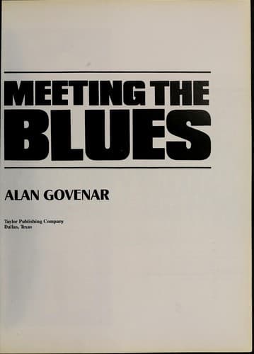 Cover image for Meeting the blues