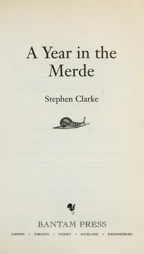 Cover image for A year in the merde