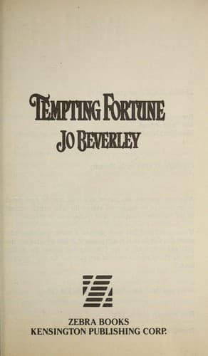 Cover image for Tempting fortune