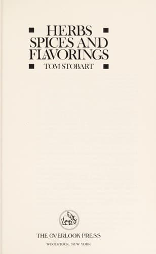 Cover image for Herbs, spices, and flavorings