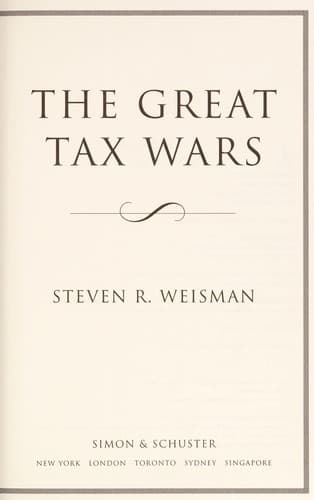 Cover image for The great tax wars