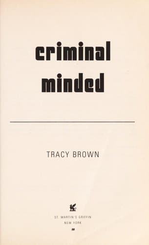 Cover image for Criminal minded
