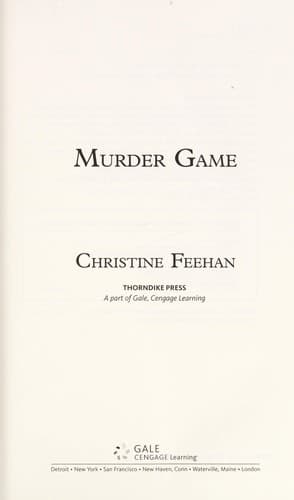 Cover image for Murder game