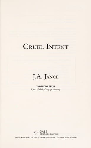 Cover image for Cruel intent