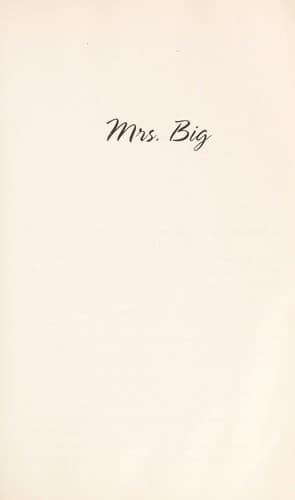 Cover image for Mrs. Big