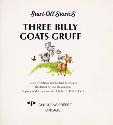 Cover image for Three billy goats Gruff