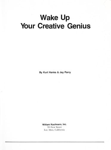 Cover image for Wake up your creative genius