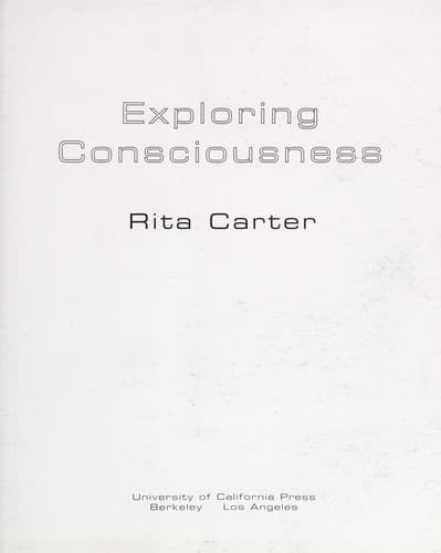 Cover image for Exploring consciousness