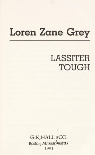 Cover image for Lassiter Tough