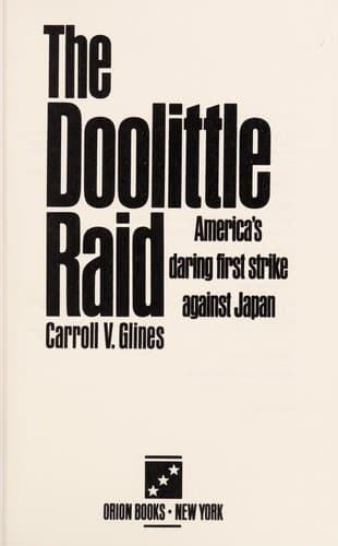 Cover image for The Doolittle raid