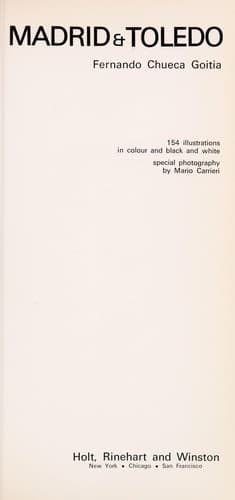 Cover image for Madrid & Toledo.