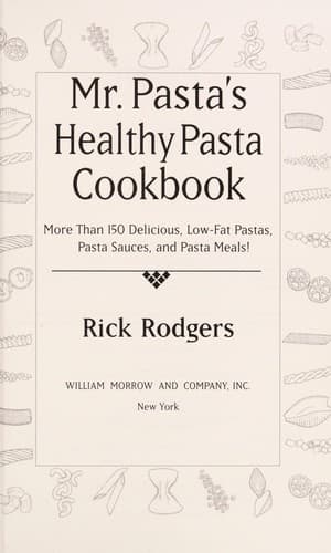 Cover image for Mister Pasta's healthy pasta cookbook
