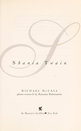 Cover image for Shania Twain