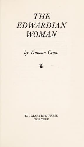The Edwardian woman
